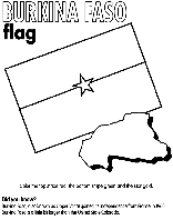 Burkina Faso coloring page