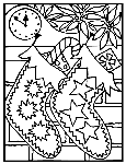 Christmas Stockings coloring page