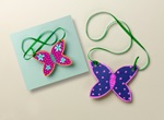 Double-Sided Butterfly Pendant craft