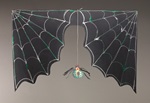 Creepy Spider Web Doorway craft