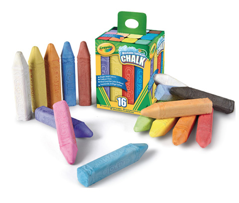 Crayola felle kleuren stoepkrijt 16 stuks