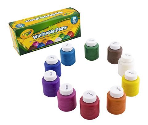 Crayola uitwasbare verfpotjes veilige kinderverf