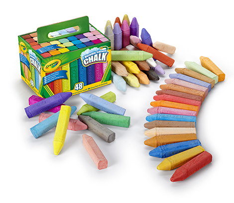 Crayola felle kleuren stoepkrijt 48 stuks